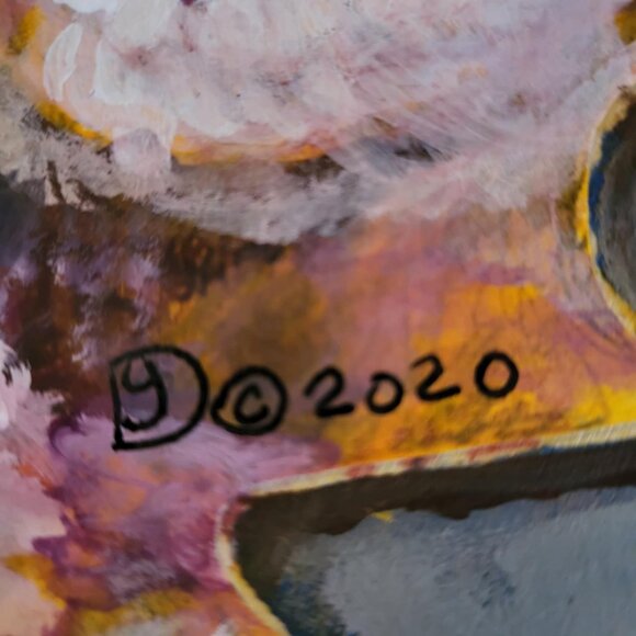 Super Cute original 8"x10" painting~ 2020 - Picture 3 of 6